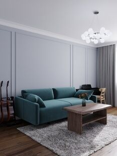 Фото № 1: Дизайн-проект двухкомнатной квартиры 56.26  м² Современный стиль для ЖК Московский