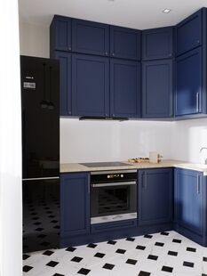 Фото № 5: Дизайн-проект двухкомнатной квартиры 56.26  м² Современный стиль для ЖК Московский