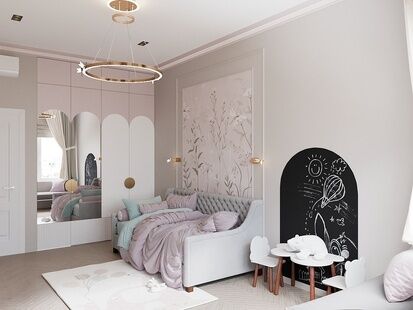 Фото № 3: Дизайн-проект четырехкомнатной квартиры 112.09  м² стиль Модернизм для ЖК Silver