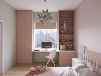 Фото № 4: Дизайн-проект трехкомнатной квартиры 92.6  м² Современный стиль для ЖК в г. Зеленоград