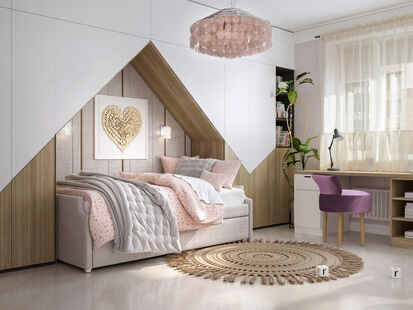 Фото № 3: Дизайн-проект трехкомнатной квартиры 65.16  м² стиль Модернизм для ЖК Царицыно