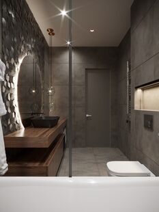 Фото № 2: Дизайн-проект двухкомнатной квартиры 48.0  м² Стиль Модернизм для ЖК Хорошевский