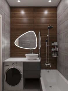 Фото № 4: Дизайн-проект четырехкомнатной квартиры 87.5  м² стиль Модернизм для ЖК Московский