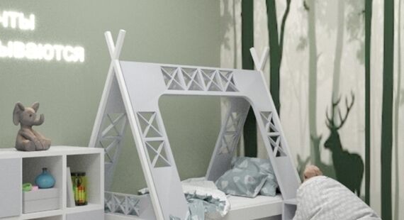 ЖК "Микрорайон  6А": готовый дизайн проект в стиле "Скандинавский". Площадь 138.99 м² - фото №2