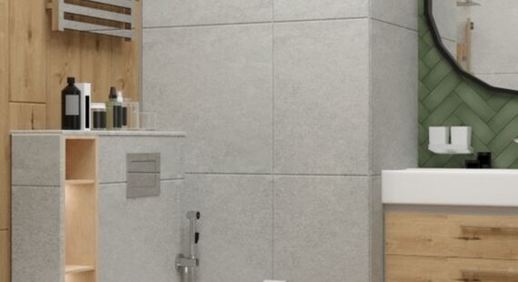 ЖК "Микрорайон  6А": готовый дизайн проект в стиле "Скандинавский". Площадь 138.99 м² - фото №5