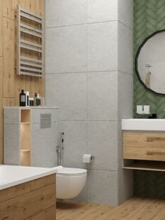 Фото № 5: Дизайн-проект пятикомнатной квартиры 138.99  м² Скандинавский стиль для ЖК Микрорайон 6А