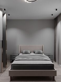 Фото № 6: Дизайн-проект трехкомнатной квартиры 71.8  м² стиль Модернизм для ЖК Датский квартал