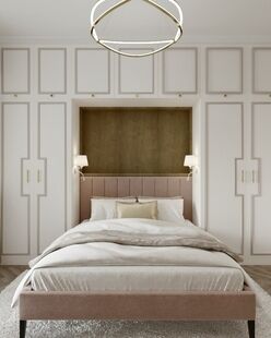 Фото № 4: Дизайн-проект двухкомнатной квартиры 65.5  м² Современный стиль для ЖК Маяк