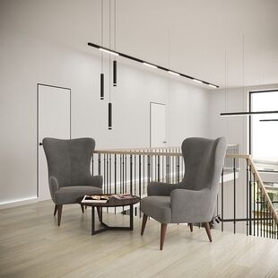 Фото № 2: Дизайн-проект дома/коттеджа 118.78  м² Современный стиль для этажа частного дома в кп речной