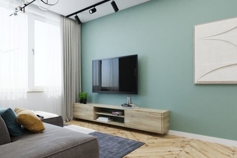 Фото № 4: Дизайн-проект трехкомнатной квартиры 75.8  м² стиль Модернизм для ЖК Румянцево Парк