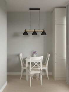 Фото № 3: Дизайн-проект двухкомнатной квартиры 40.95  м² Скандинавский стиль для ЖК в г. Санкт-Петербург