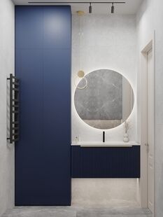 Фото № 5: Дизайн-проект трехкомнатной квартиры 69.25  м² стиль Модернизм для ЖК Balance