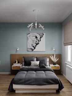 Фото № 1: Дизайн-проект трехкомнатной квартиры 57.0  м² Современный стиль для ЖК Московский