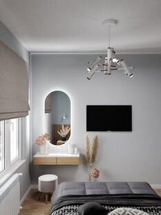 Фото № 3: Дизайн-проект трехкомнатной квартиры 57.0  м² Современный стиль для ЖК Московский