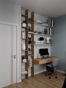 Фото № 4: Дизайн-проект трехкомнатной квартиры 57.0  м² Современный стиль для ЖК Московский