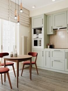 Фото № 4: Дизайн-проект двухкомнатной квартиры 54.41  м² Современный стиль для ЖК Инновация