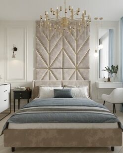 Фото № 4: Дизайн-проект трехкомнатной квартиры 62.3  м² Современный стиль для ЖК Лесная отрада