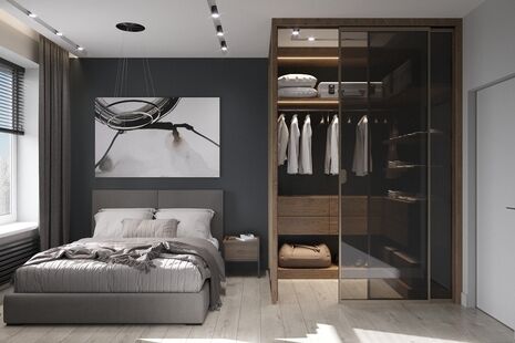 Фото № 1: Дизайн-проект трехкомнатной квартиры 49.76  м² Стиль Лофт для ЖК Спутник