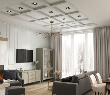 Фото № 3: Дизайн-проект дома/коттеджа 51.69  м² стиль Модернизм для дома в ЖК Усадьба лес