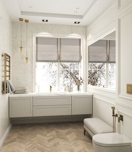 Фото № 4: Дизайн-проект дома/коттеджа 51.69  м² стиль Модернизм для дома в ЖК Усадьба лес