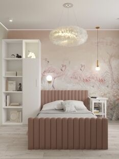 Фото № 4: Дизайн-проект двухкомнатной квартиры 59.59  м² стиль Модернизм для ЖК Гагарин