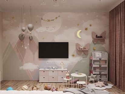 Фото № 2: Дизайн-проект двухкомнатной квартиры 54.8  м² Современный стиль для ЖК Московский