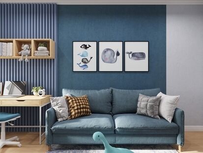 Фото № 5: Дизайн-проект трехкомнатной квартиры 97.2  м² Современный стиль для ЖК в г. Балашиха