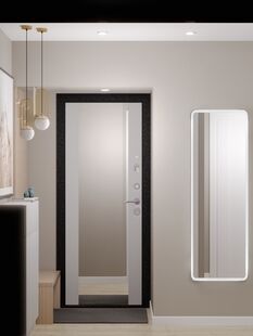 Фото № 5: Дизайн-проект однокомнатной квартиры 26.38  м² Современный стиль для ЖК в г. Дзержинск