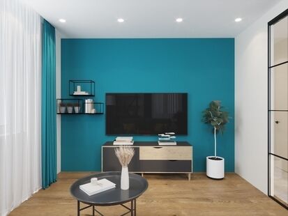 Фото № 6: Дизайн-проект двухкомнатной квартиры 67.6  м² Стиль Фьюжн для ЖК Инновация