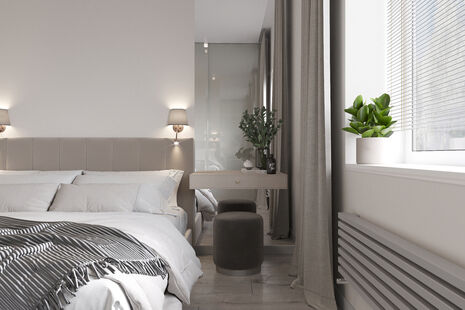 Фото № 4: Дизайн-проект дома/коттеджа 73.97  м² Современный стиль для этажа частного дома в кп воскресенское