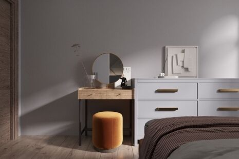 Фото № 3: Дизайн-проект четырехкомнатной квартиры 84.2  м² Современный стиль для ЖК Оранж Парк