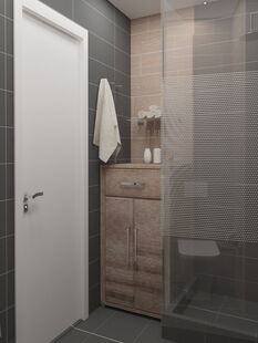 Фото № 2: Дизайн-проект двухкомнатной квартиры 53.1  м² Скандинавский стиль для ЖК Серебряные звоны-2