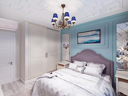 Фото № 1: Дизайн-проект трехкомнатной квартиры 114.8  м² стиль Современная классика п-44т