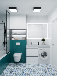 Фото № 3: Дизайн-проект пятикомнатной квартиры 110.81  м² стиль Современная классика для ЖК Молодая семья