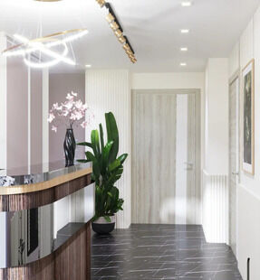 Фото № 4: Дизайн-проект коммерческого помещения 47.72  м² стиль Модернизм для стоматологической клиники