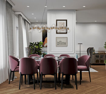 Фото № 2: Дизайн-проект евро трехкомнатной квартиры 99.36  м² Современный стиль для ЖК Русский дом