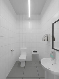 Фото № 5: Дизайн-проект коммерческого помещения 138.42  м² Стиль Хай-тек для компьютерного клуба