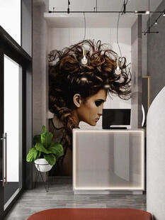 Фото № 1: Дизайн-проект коммерческого помещения 48.49  м² Стиль Фьюжн для салона красоты