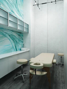 Фото № 3: Дизайн-проект коммерческого помещения 48.49  м² Стиль Фьюжн для салона красоты