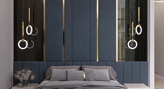 ЖК "Московский": готовый дизайн проект в стиле "Арт-деко". Площадь 299.09 м² - фото №3