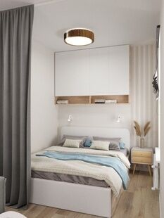 Фото № 3: Дизайн-проект двухкомнатной квартиры 70.83  м² Современный стиль для ЖК Суханово Spa Deluxe