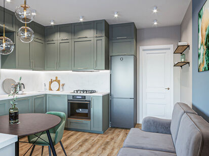 Фото № 6: Дизайн-проект дома/коттеджа 71.37  м² Современный стиль для дома в г. калуга