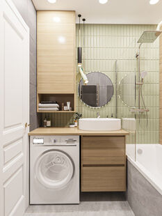 Фото № 4: Дизайн-проект дома/коттеджа 71.37  м² Современный стиль для дома в г. калуга