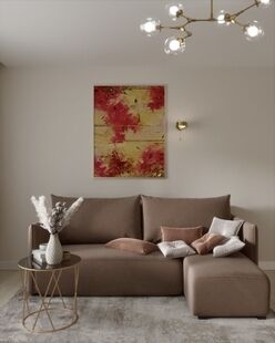 Фото № 5: Дизайн-проект двухкомнатной квартиры 70.83  м² Стиль Контемпорари для ЖК в г. Пушкино