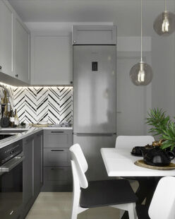 Фото № 2: Дизайн-проект двухкомнатной квартиры 70.83  м² Стиль Контемпорари для ЖК в г. Пушкино