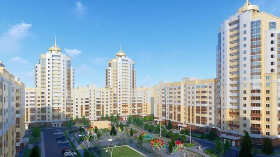 Фото № 4: Дизайн-проект экстерьера 500.0  м² Современный стиль для ЖК по ул. Васенко