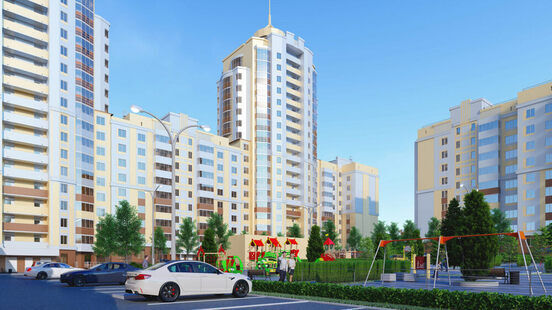 Фото № 5: Дизайн-проект экстерьера 500.0  м² Современный стиль для ЖК по ул. Васенко