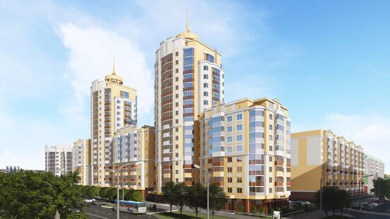 Фото № 6: Дизайн-проект экстерьера 500.0  м² Современный стиль для ЖК по ул. Васенко