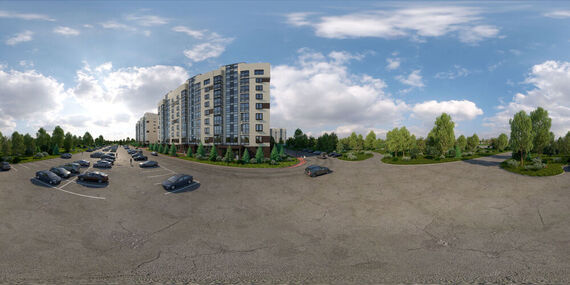 Фото № 3: Дизайн-проект экстерьера 500.0  м² Современный стиль для ЖК Афродита 2