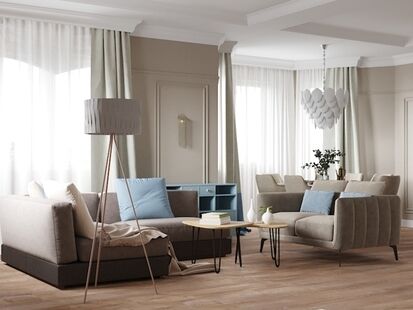 Фото № 1: Дизайн-проект дома/коттеджа 64.8  м² Современный стиль для этажа частного дома